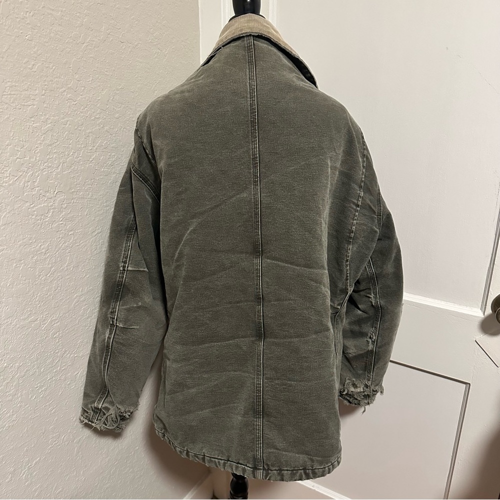 Vintage Carhartt  Distressed Quilt Artic Jacket  C26 MOS - Picture 2 of 12